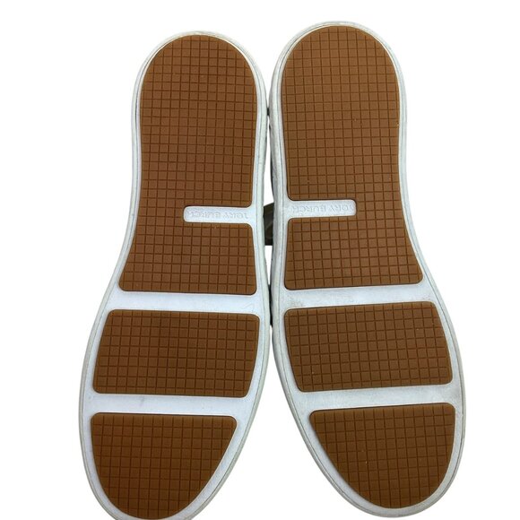 Tory Burch Ladybug Womens 11M White Pebbled Leather Sneakers - Picture 8 of 14